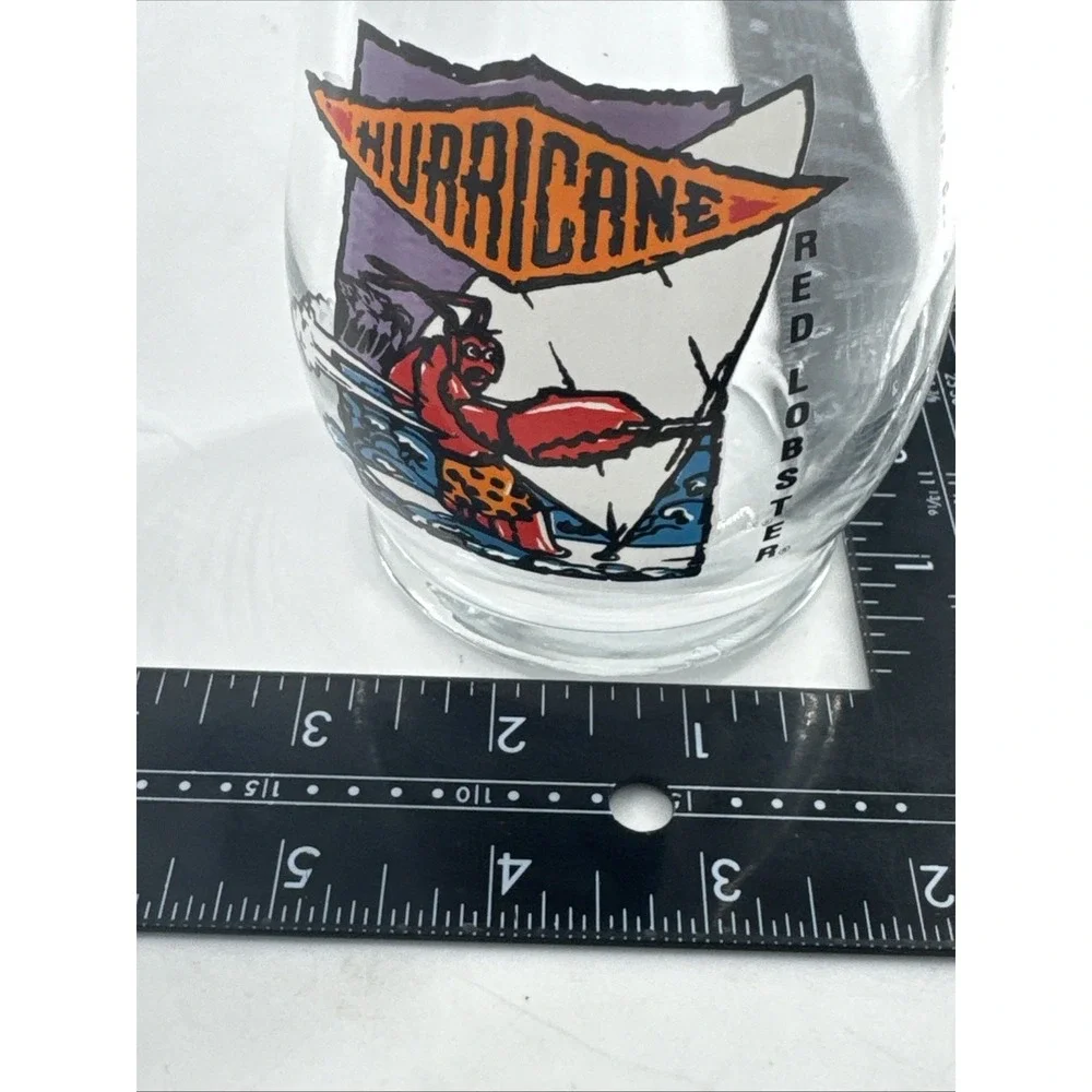 Red Lobster Hurricane‎ Drinking Glass Surfing 20oz 7